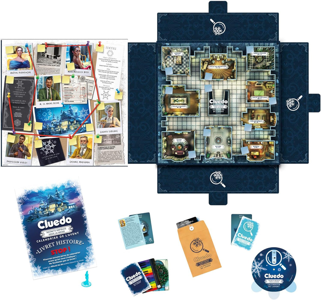 Calendrier de l'Avent Cluedo 2026 : l'édition mystère