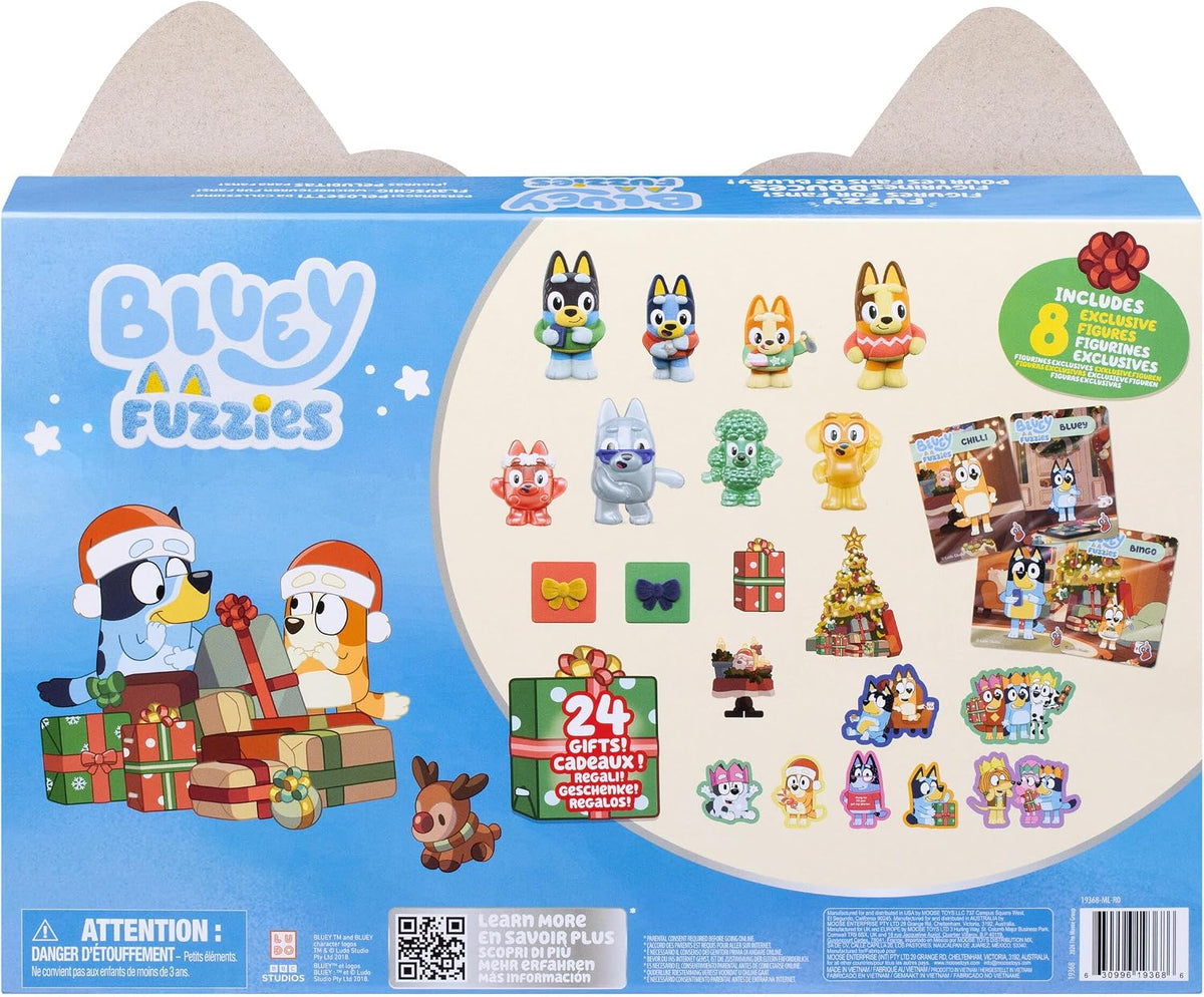 Calendrier de l'Avent Bluey Fuzzies Moose Toys