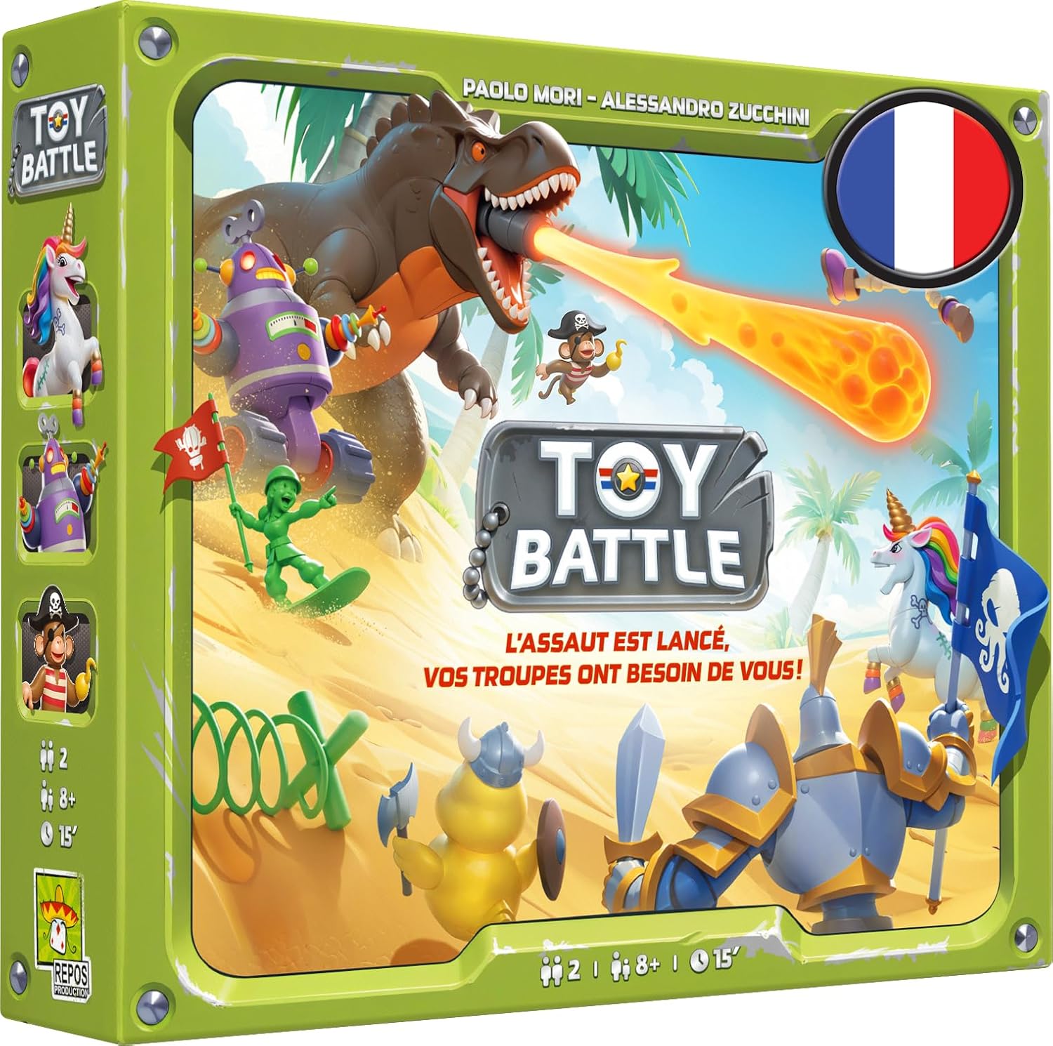 Toy Battle - Jeu de Stratégie As d’Or 2026 - Jeu de Société pour 2 Joueurs dès 8 ans Asmodee