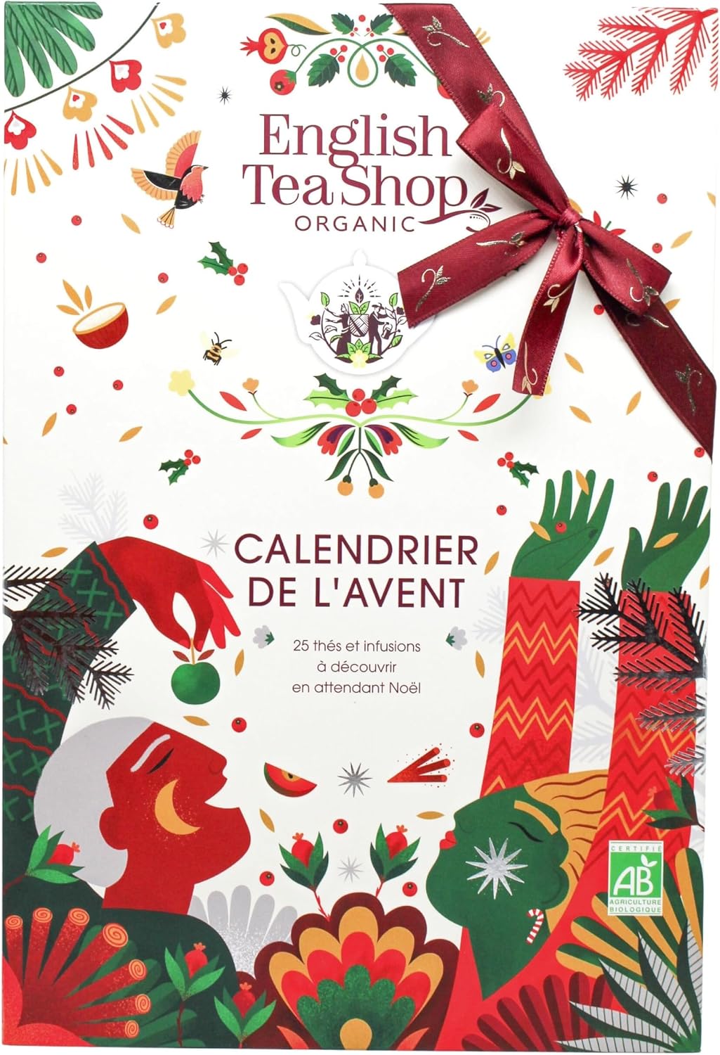 Calendrier de l'Avent English Tea Shop Arbre de Noël 2026 – coffret thés bio