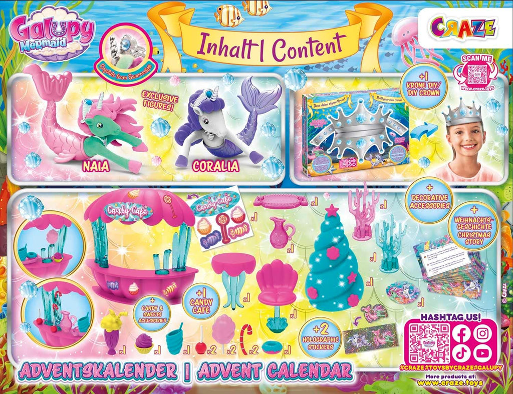 Calendrier de l'Avent Galupy Mermaid Craze