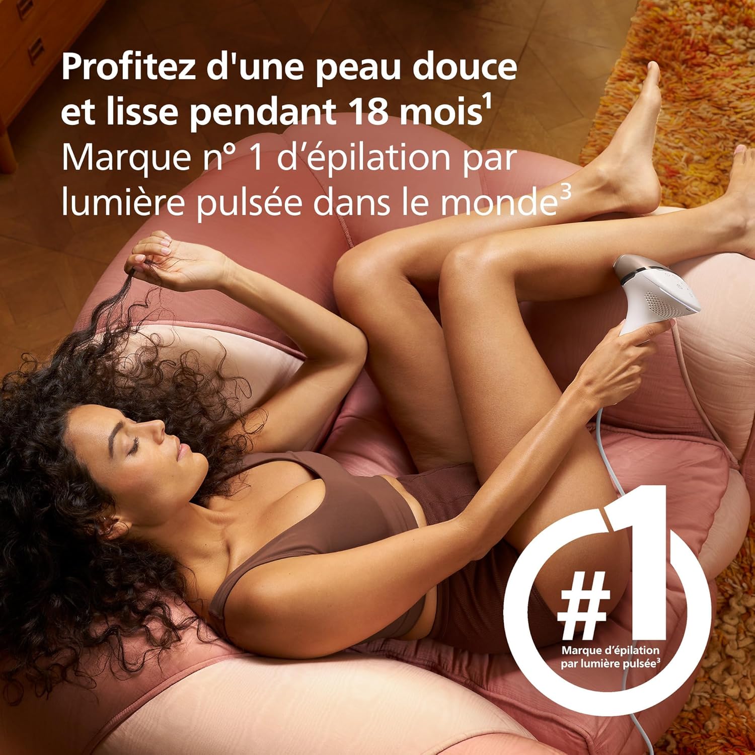 Philips Lumea Série 8000 : l’épilateur à lumière pulsée Philips