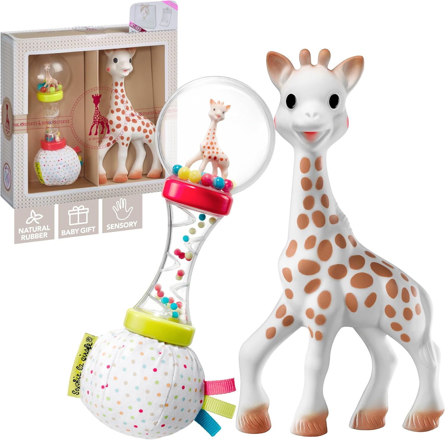 Coffret cadeau naissance - Sophie la Girafe