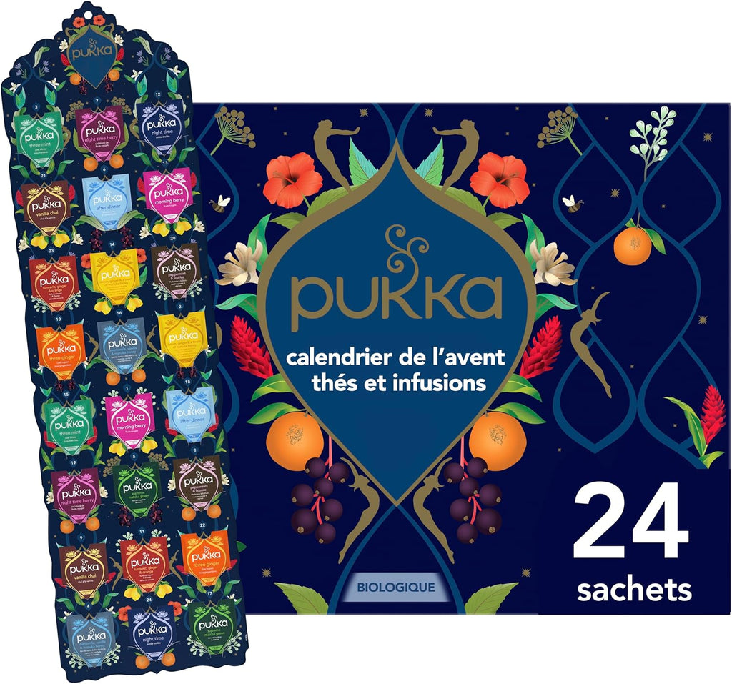 Calendrier de l’Avent Pukka thés et infusions bio