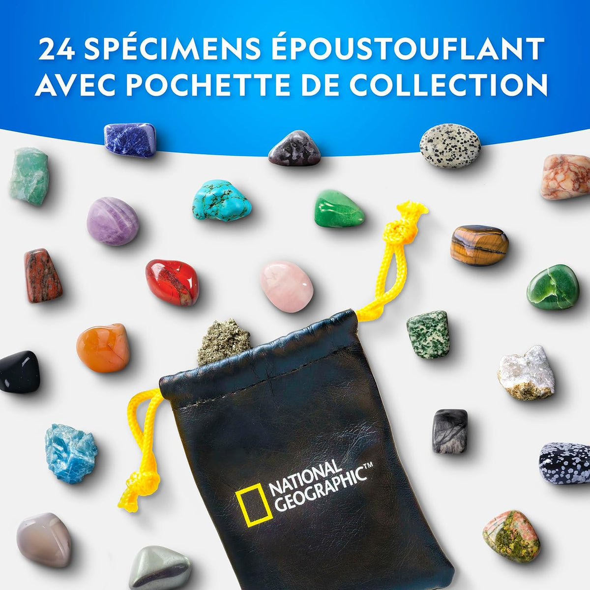 Calendrier de l’Avent National Geographic pierres précieuses