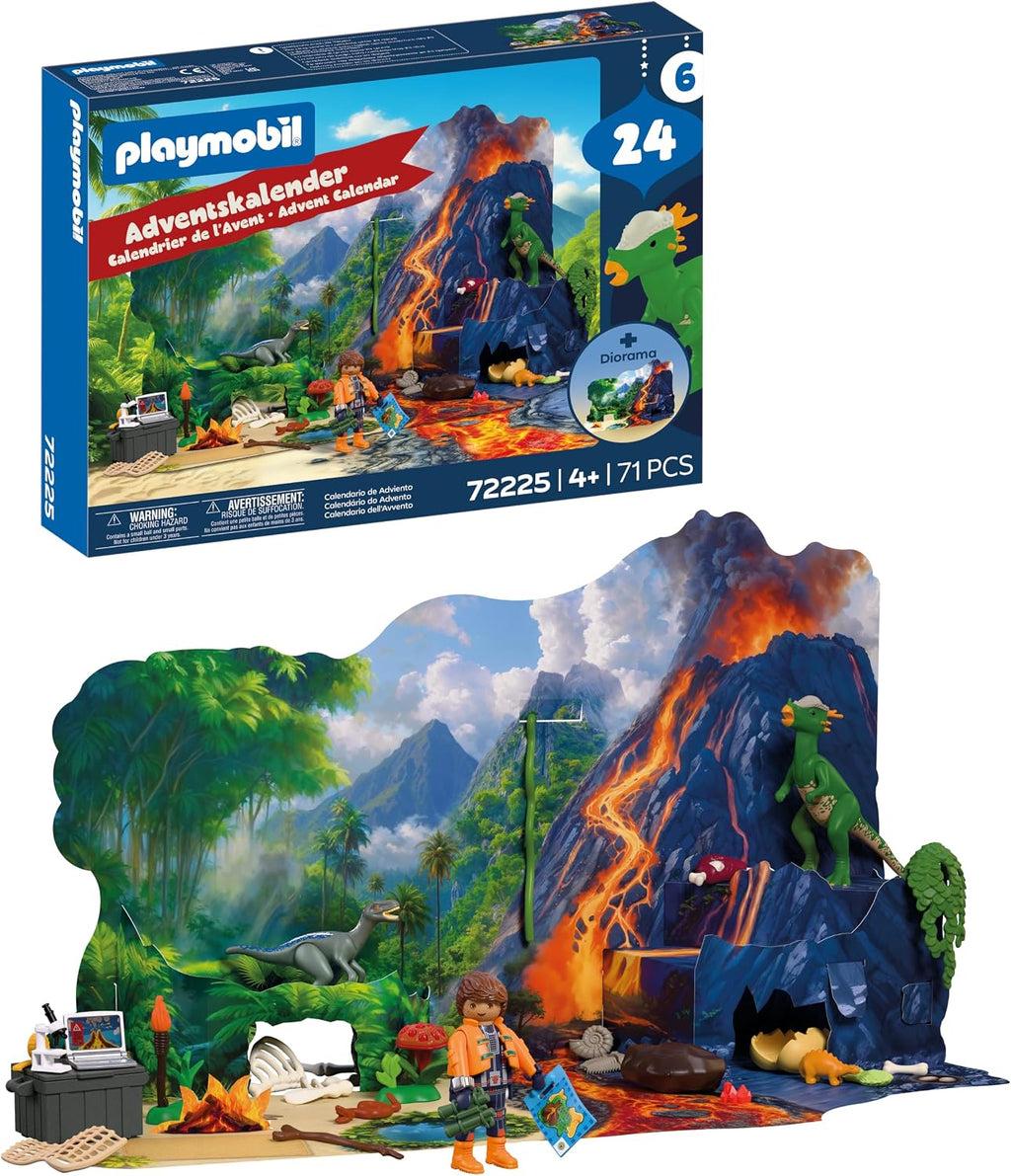 Calendrier de l'Avent Playmobil Expédition Dinosaures 72225