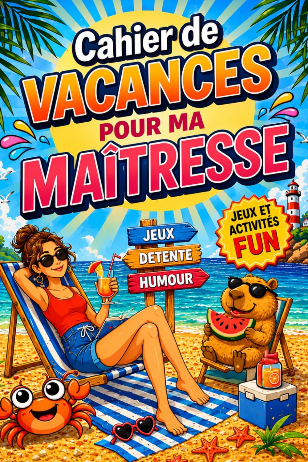 Cahier de vacances « pour ma maîtresse » (humour)