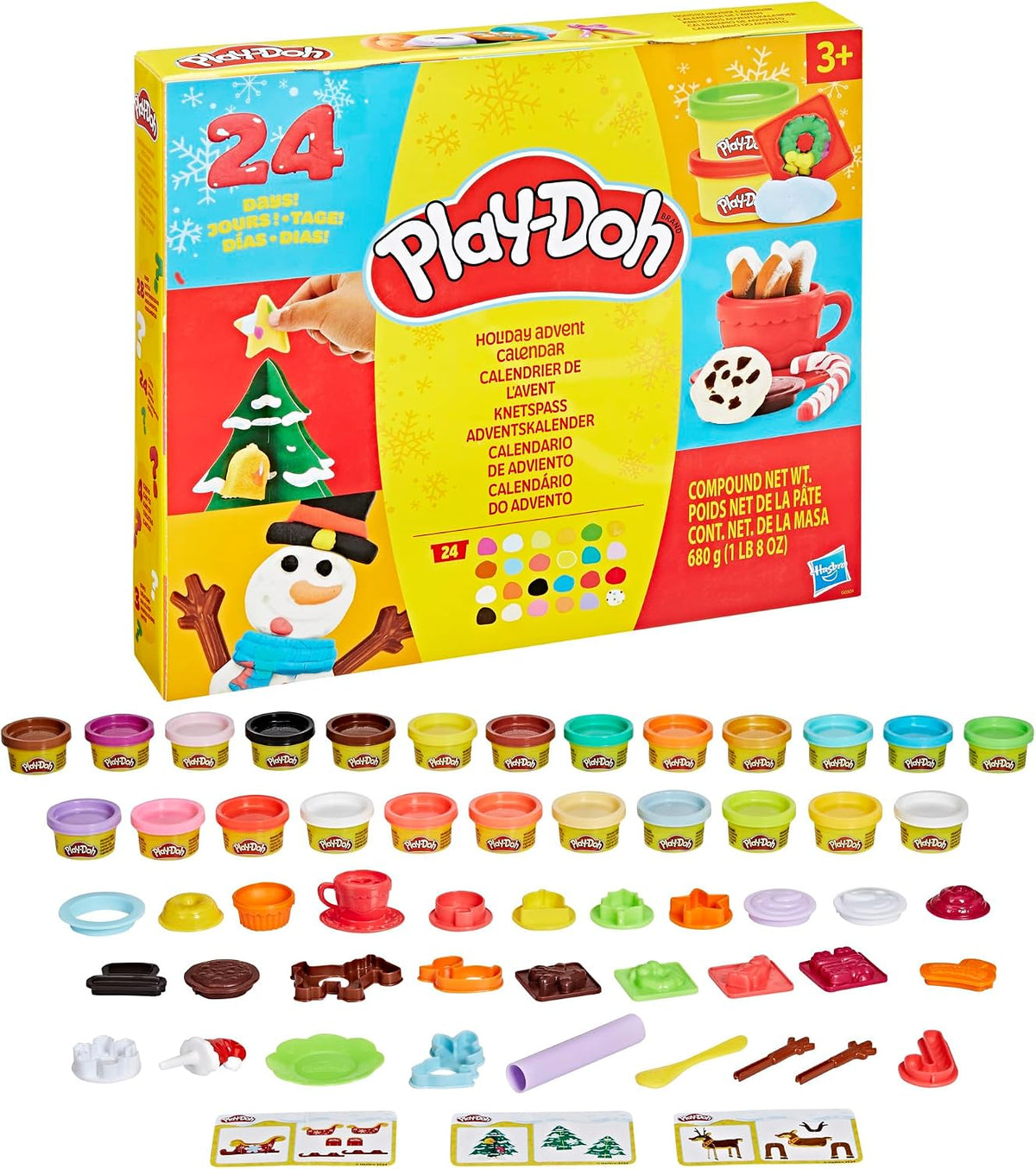 Calendrier de l'Avent Play-Doh des fêtes G0501