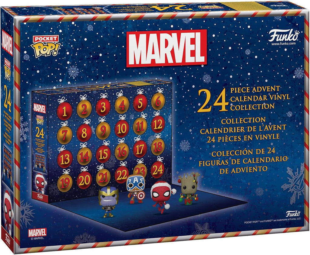 Calendrier de l'Avent Funko Pocket Pop! Marvel Holiday 2022
