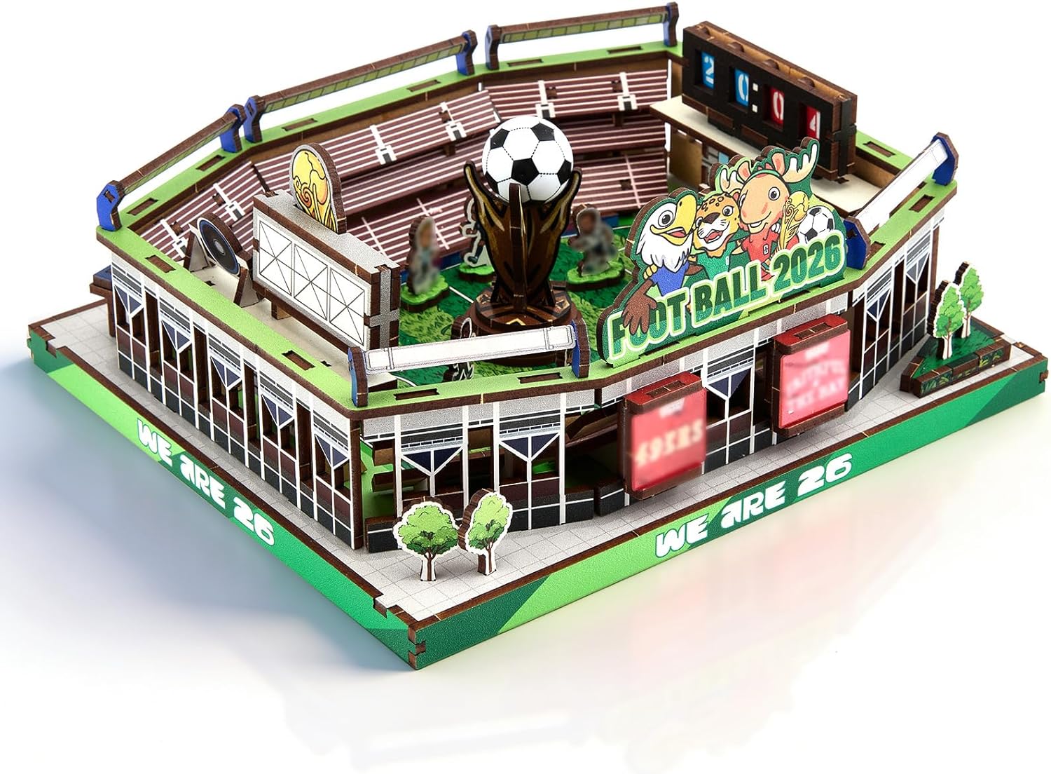 Puzzle 3D Stade de football Coupe du Monde 2026 (DIY)