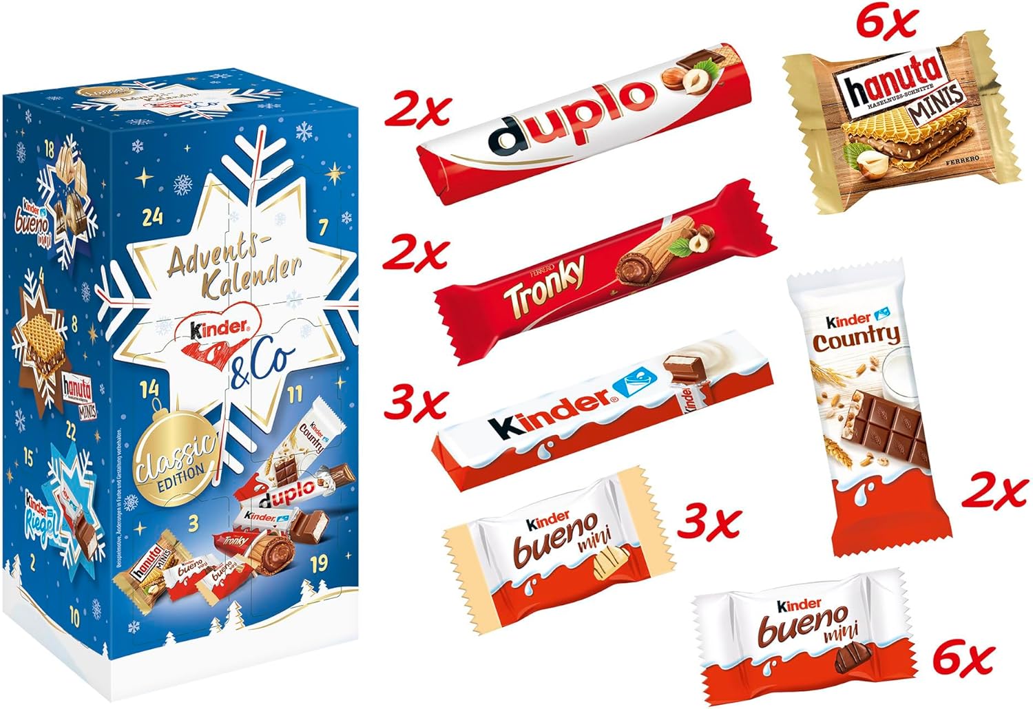 Calendrier de l’Avent Kinder Ferrero