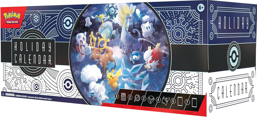 Calendrier de l'Avent Pokémon TCG – Calendrier des Fêtes (Cartes & Boosters)