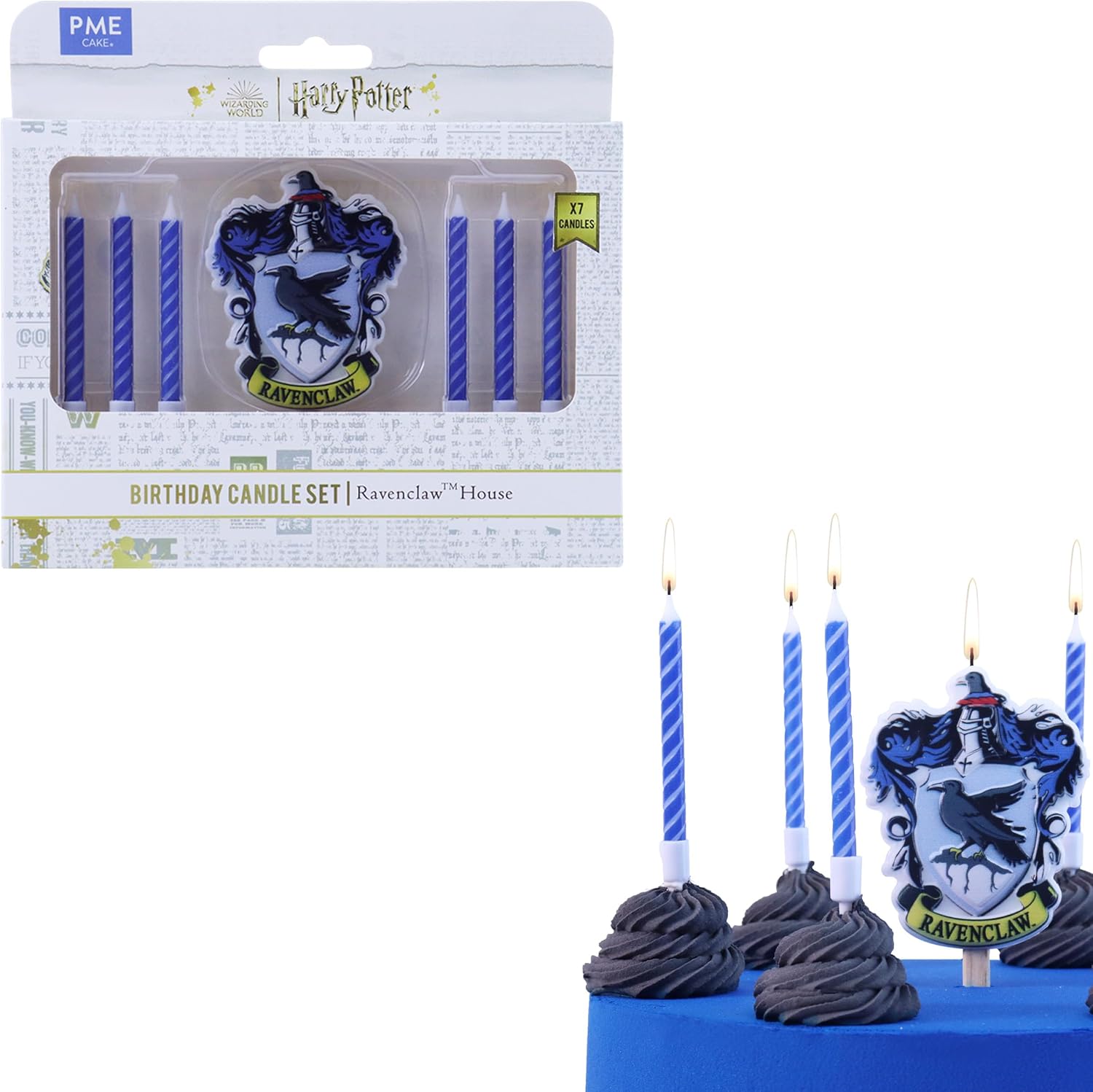 Bougies anniversaire Serdaigle (7 pièces)