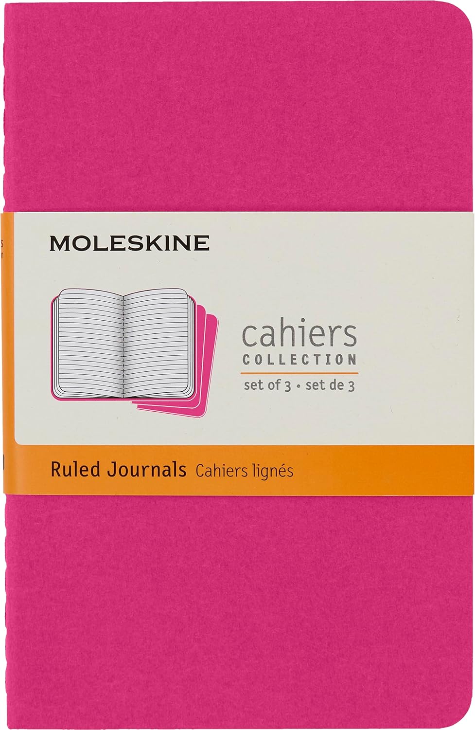 Carnets Moleskine lot de 3 cahiers de voyage