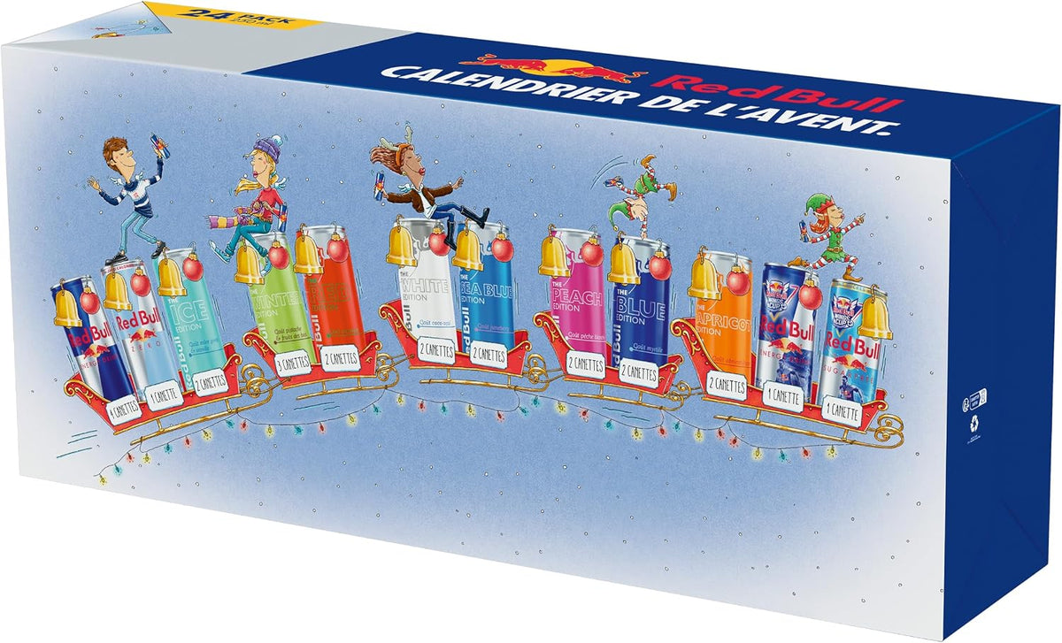 Calendrier de l'Avent Red Bull 2026, coffret 24 canettes