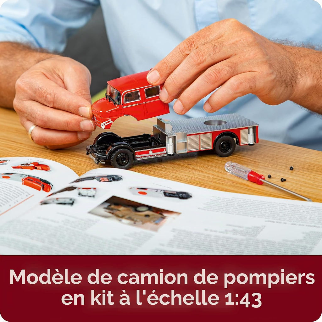 Contenu du calendrier de l’Avent Franzis Pompiers