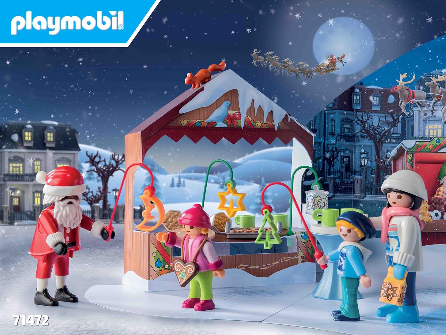 Calendrier de l’Avent Playmobil Marché de Noël