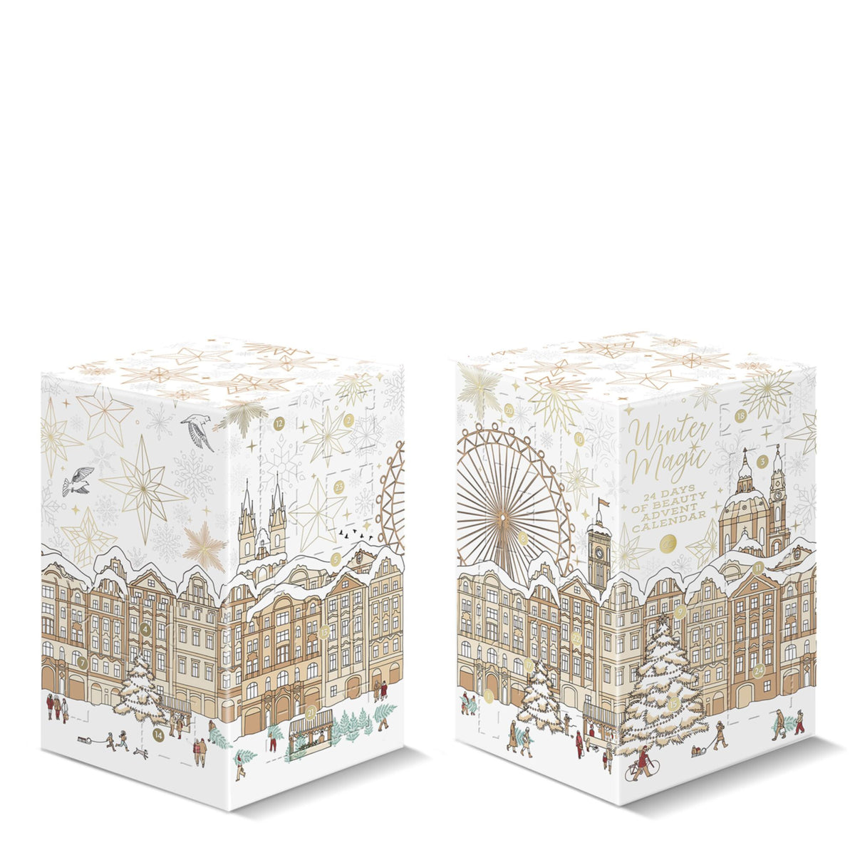 Contenu du calendrier de l'Avent White Starry Winter