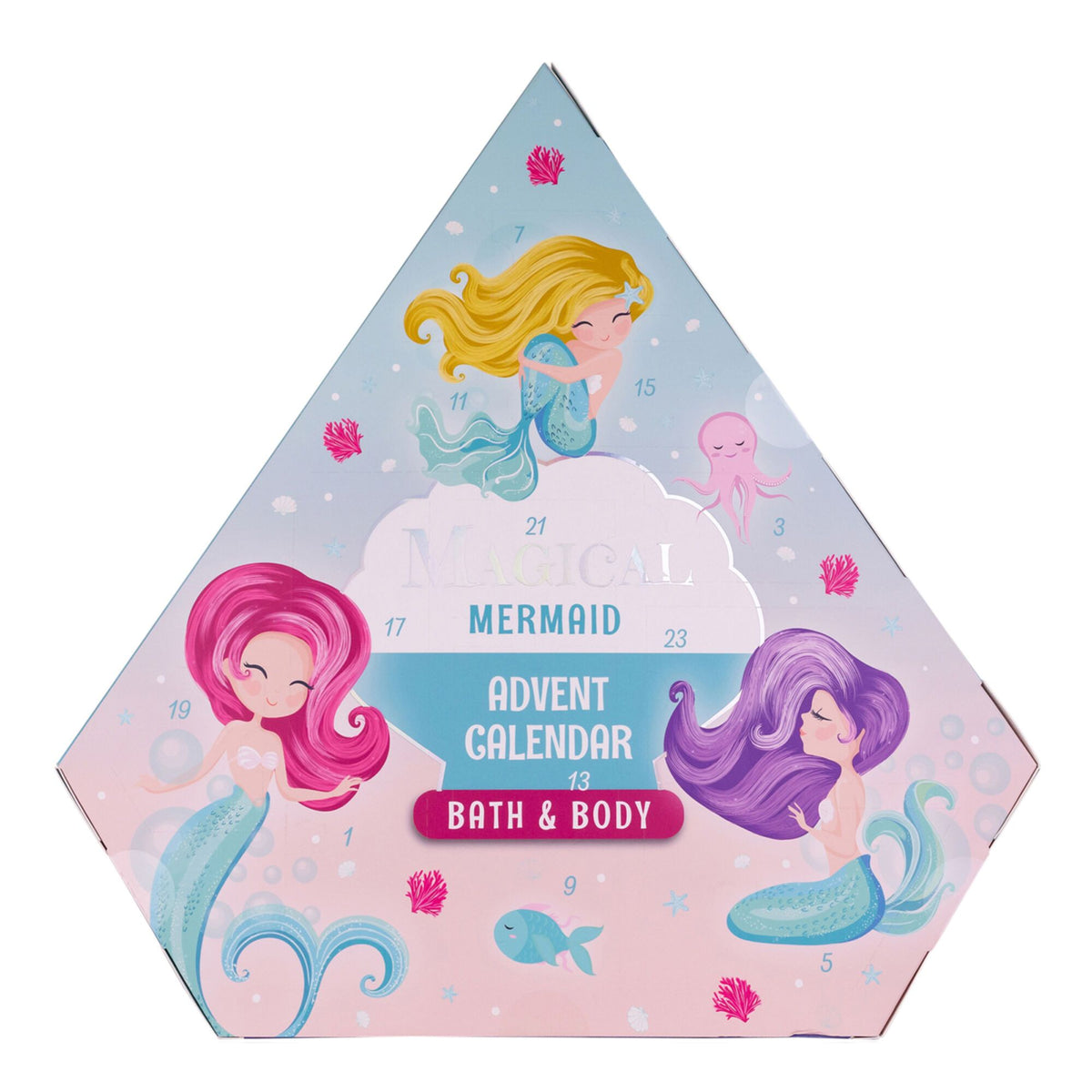 Contenu du calendrier de l'Avent Tentation Licorne et Sirène