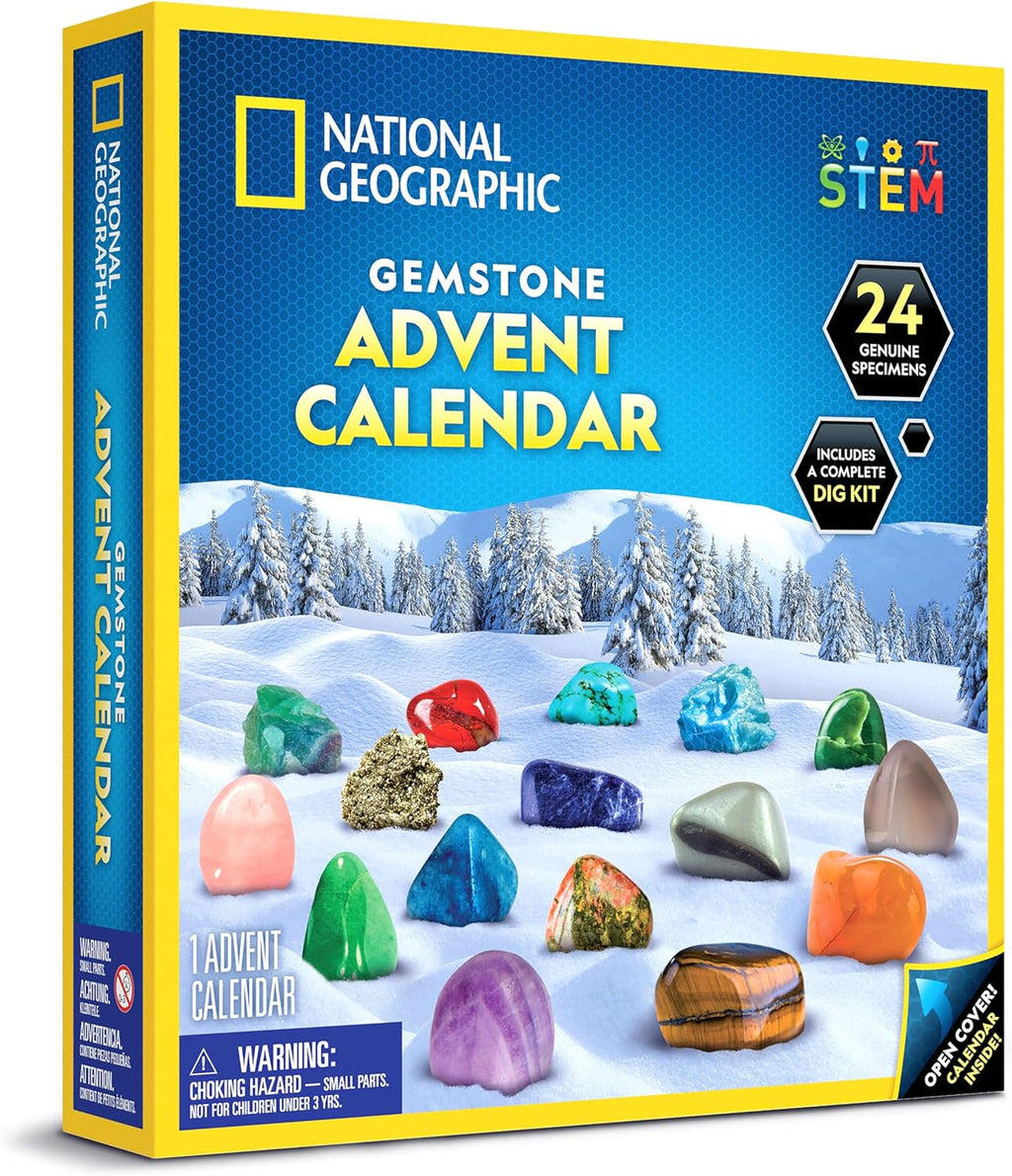 Calendrier de l'Avent National Geographic pierres précieuses édition limitée