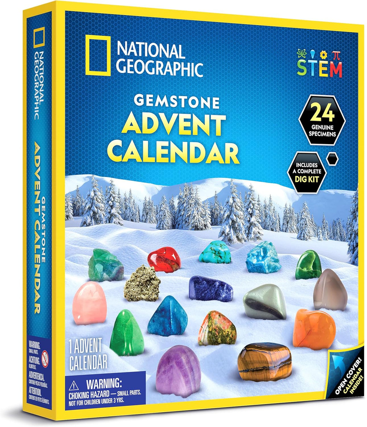 Calendrier de l'Avent National Geographic pierres précieuses édition limitée