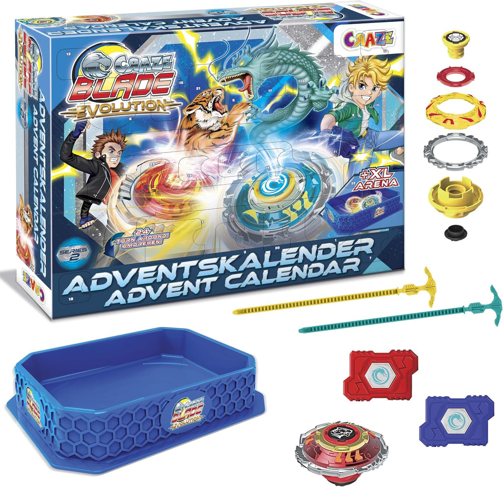 Calendrier de l'Avent Craze Blade Evolution toupies de combat