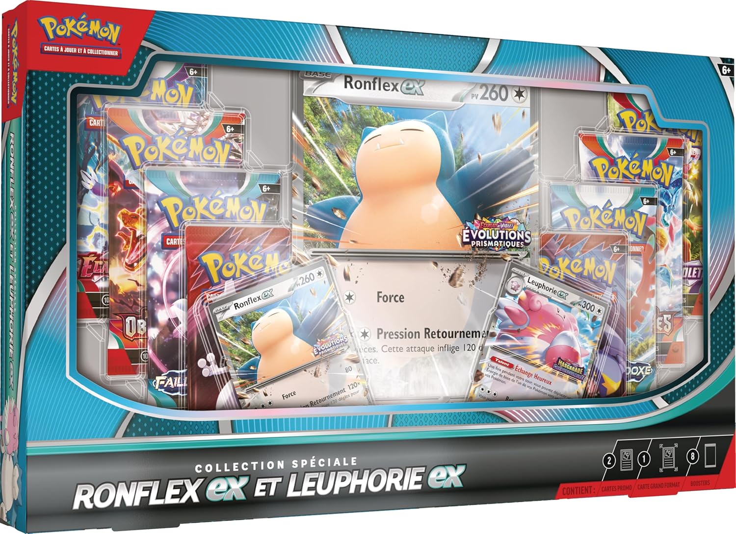Coffret Pokémon Collection Ronflex-ex & Leuphorie-ex