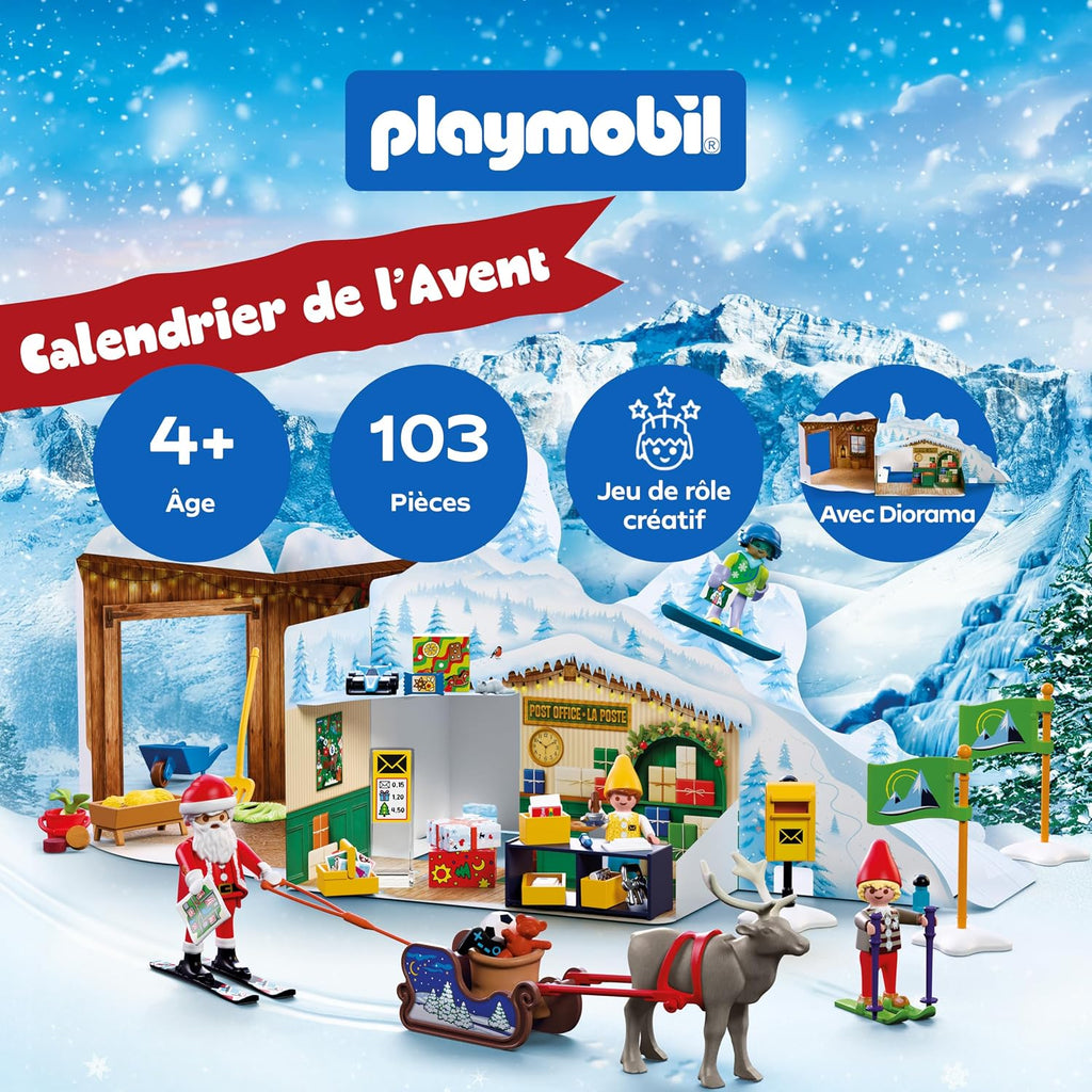Calendrier de l'Avent Playmobil Au pôle Nord 72226 : 103 pièces dès 4 ans