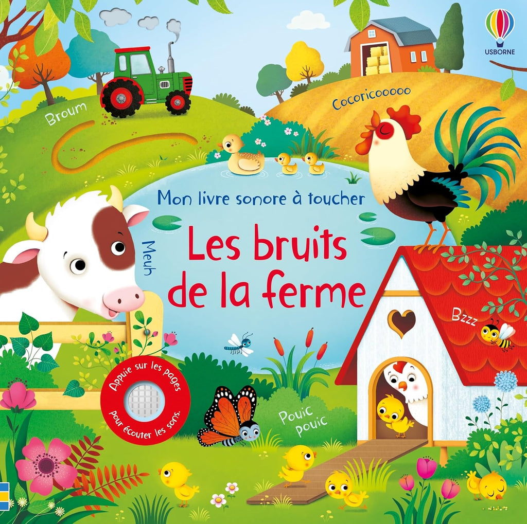 Mon livre sonore à toucher Les bruits de la ferme