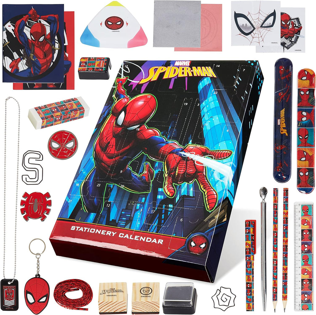 Calendrier de l'Avent Marvel Spider-Man papeterie