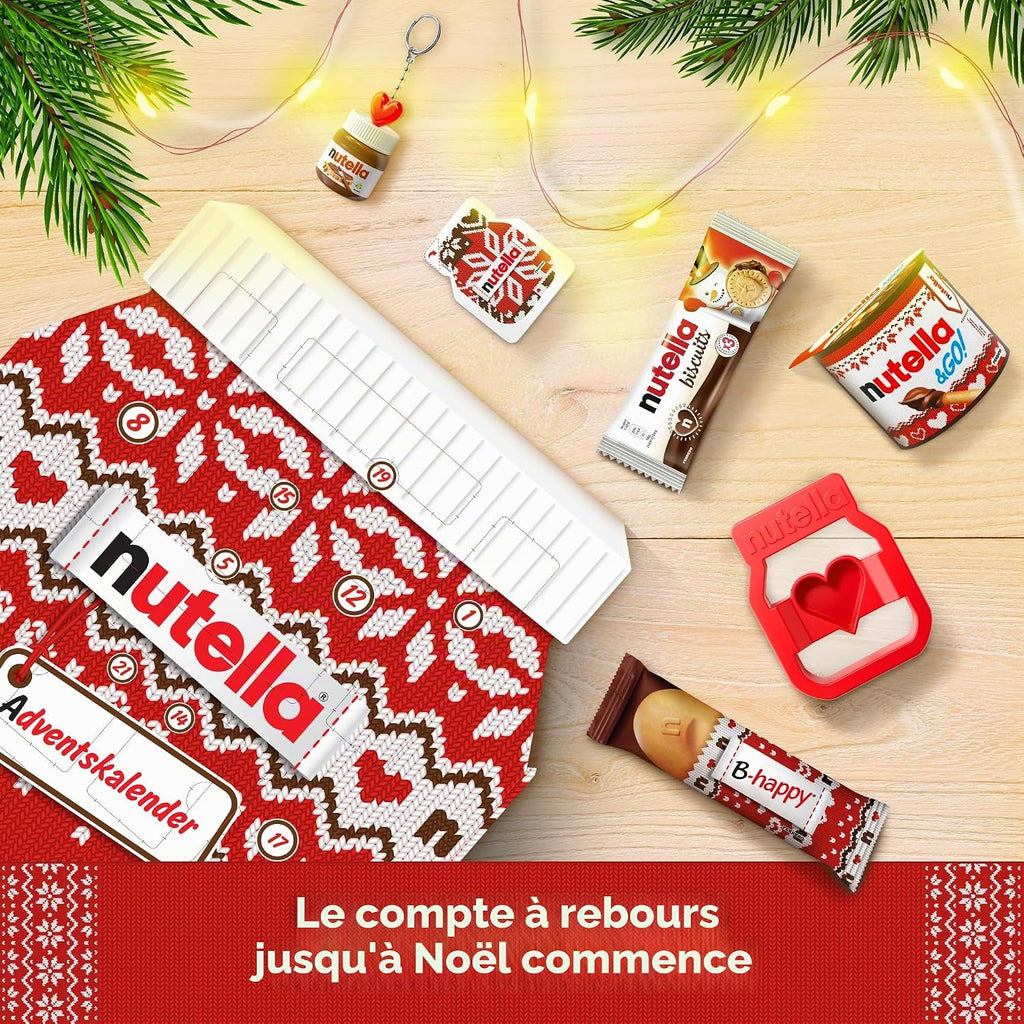 Ouverture du calendrier de l'Avent Nutella