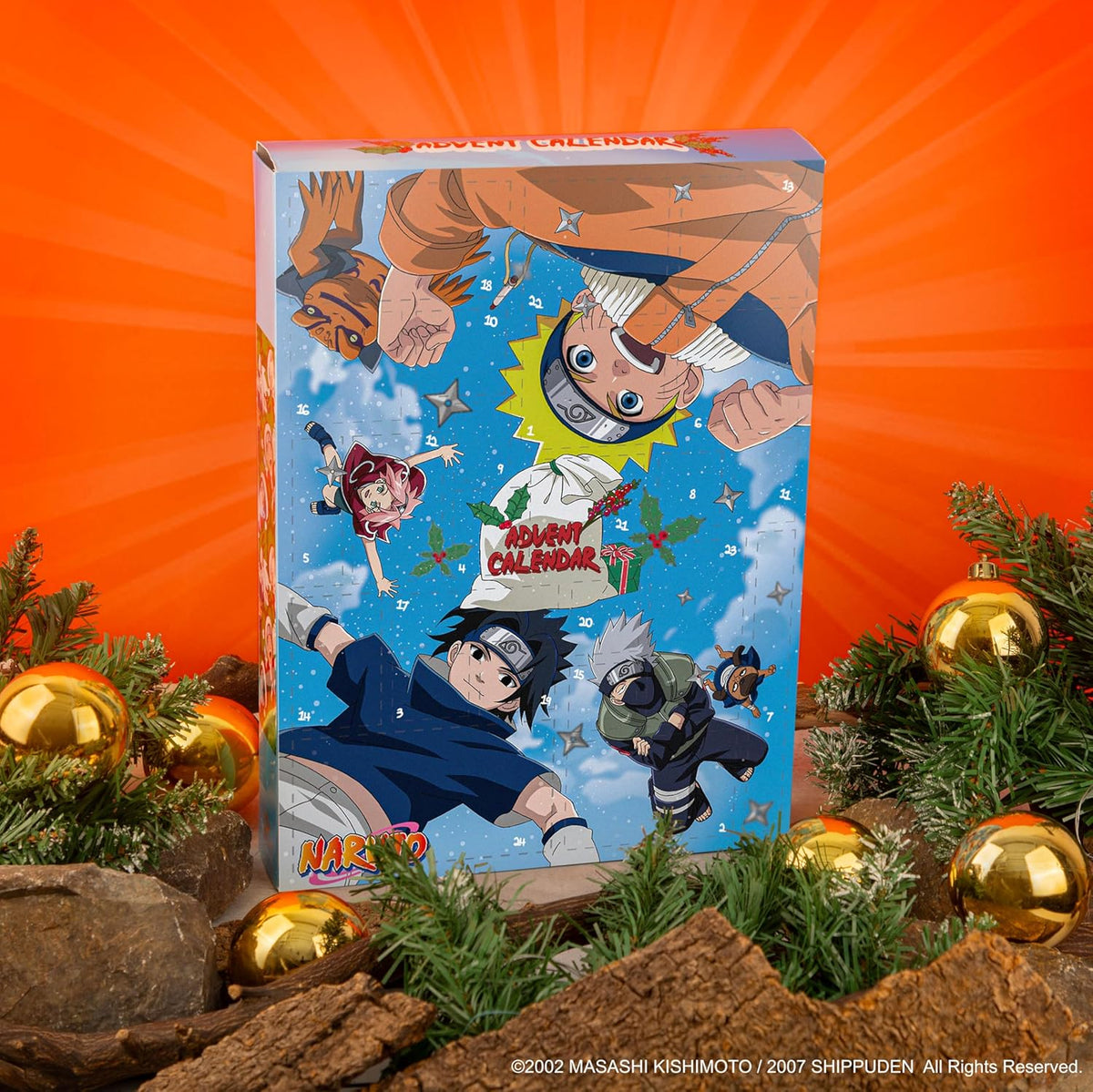 Calendrier de l'Avent Naruto Cinereplicas sous le sapin