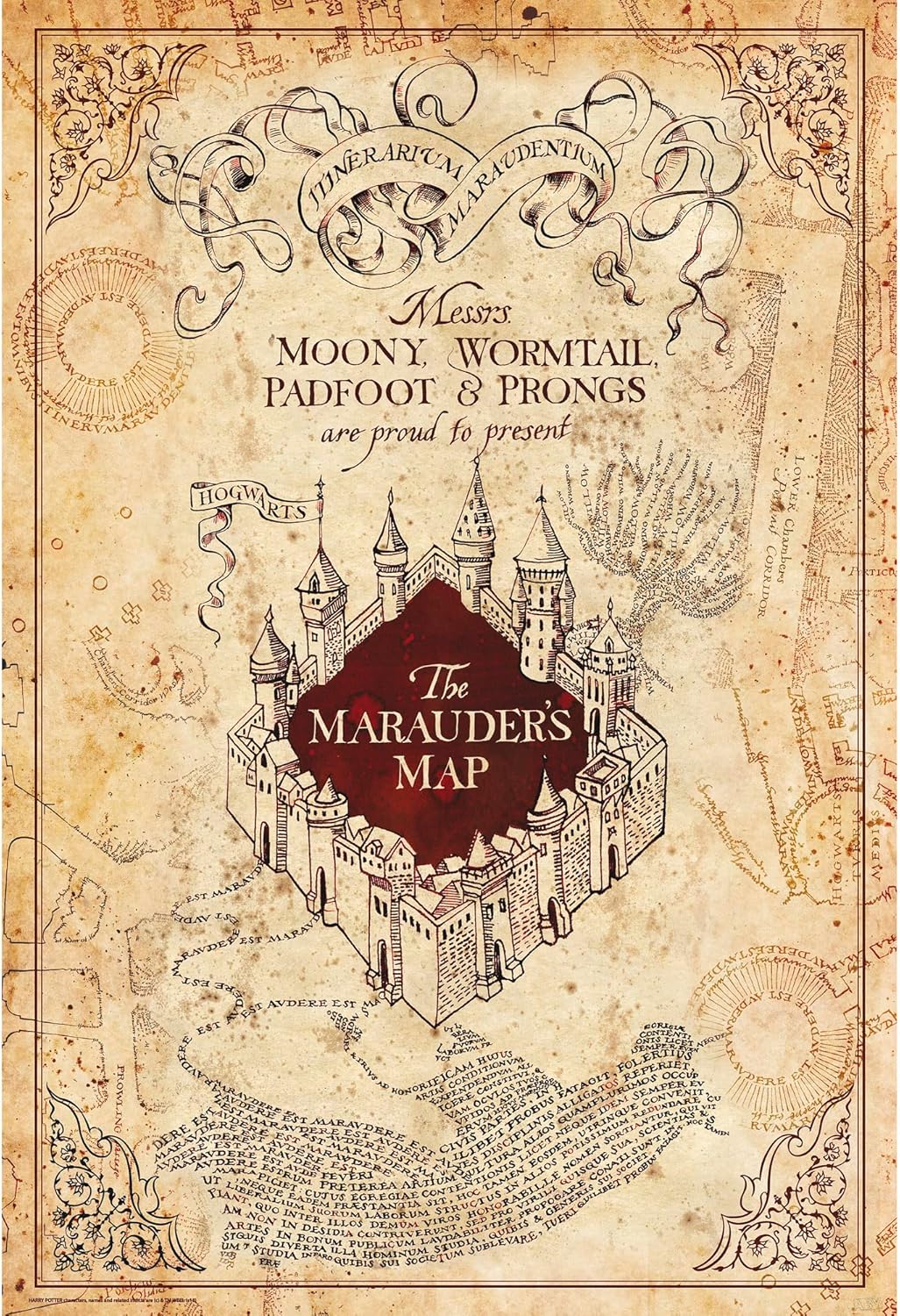Poster Carte du Maraudeur (ABYstyle)