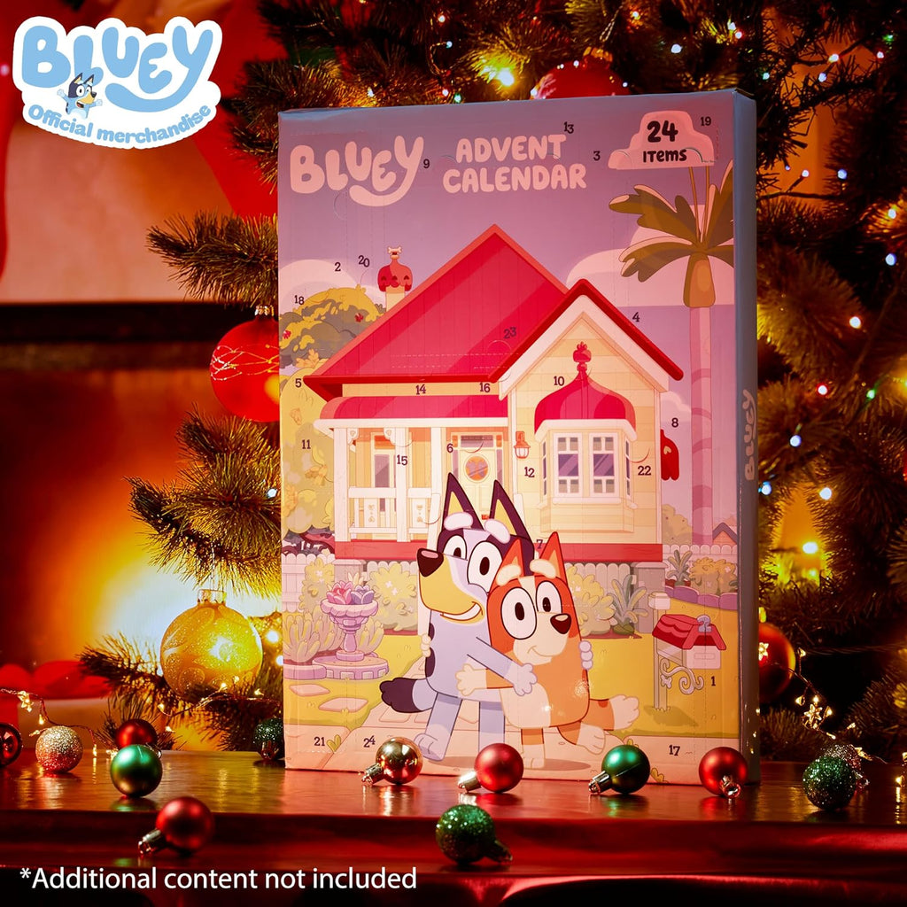 Boîte du calendrier de l'Avent Bluey papeterie