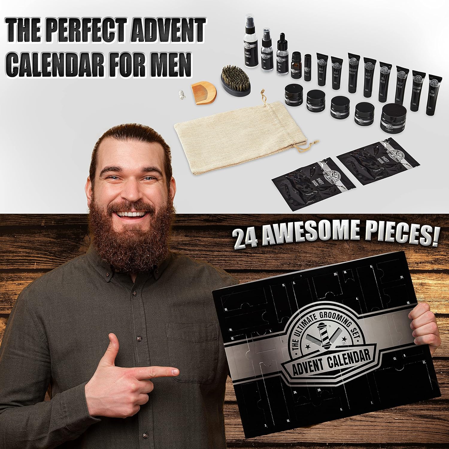 Calendrier de l’Avent Homme soin de la barbe