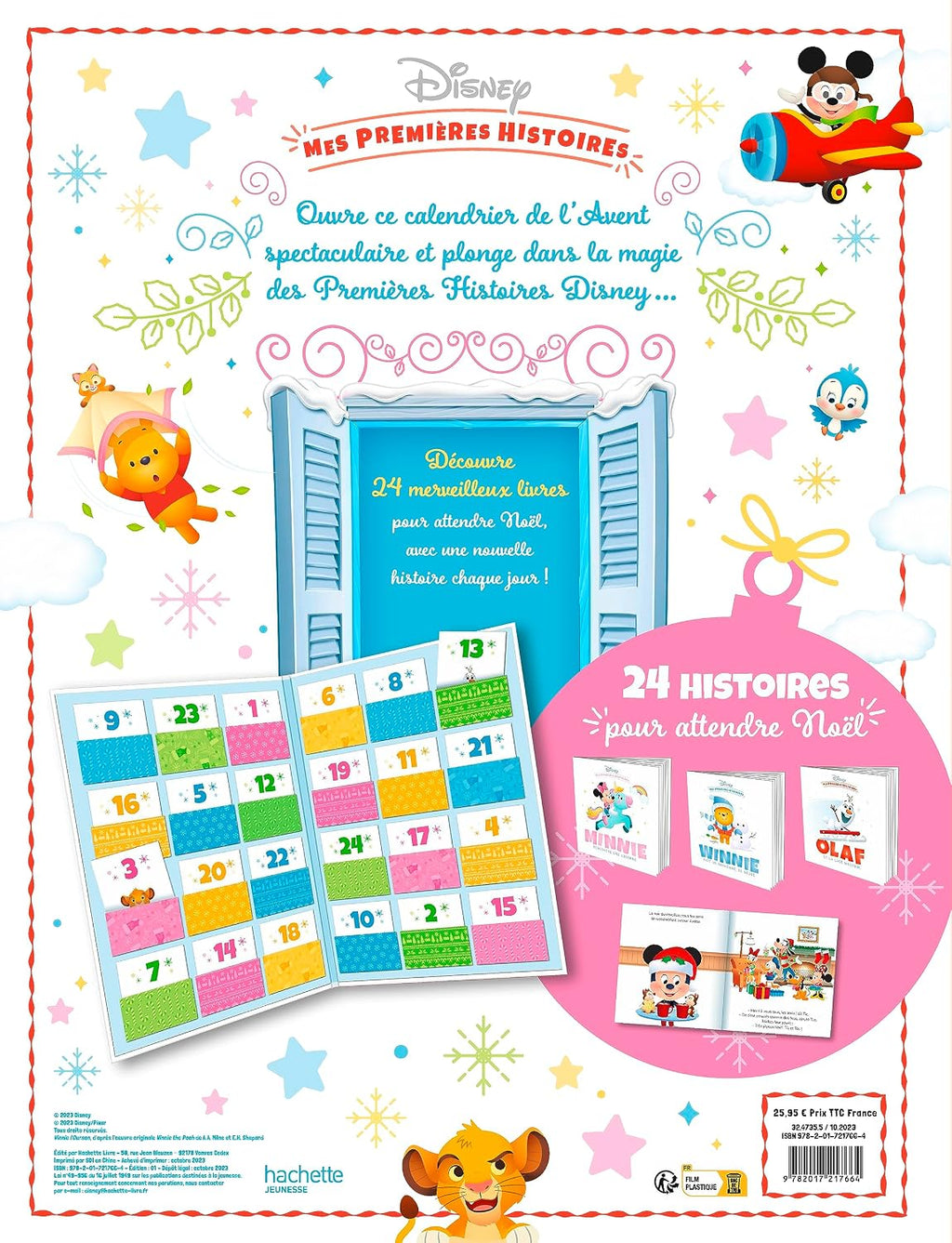 Calendrier de l'Avent Disney Baby Mes Premières Histoires