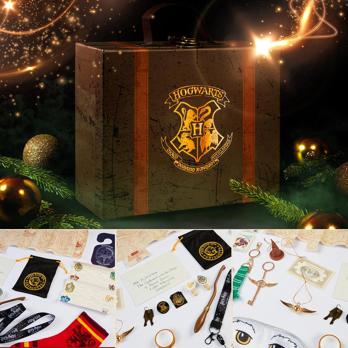 Calendrier de l'Avent Harry Potter Malle de Poudlard Cerda