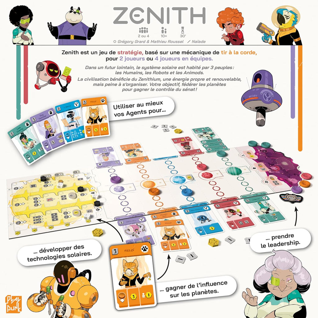 Zenith – Le jeu de stratégie spatial récompensé As d’Or 2026 Asmodee