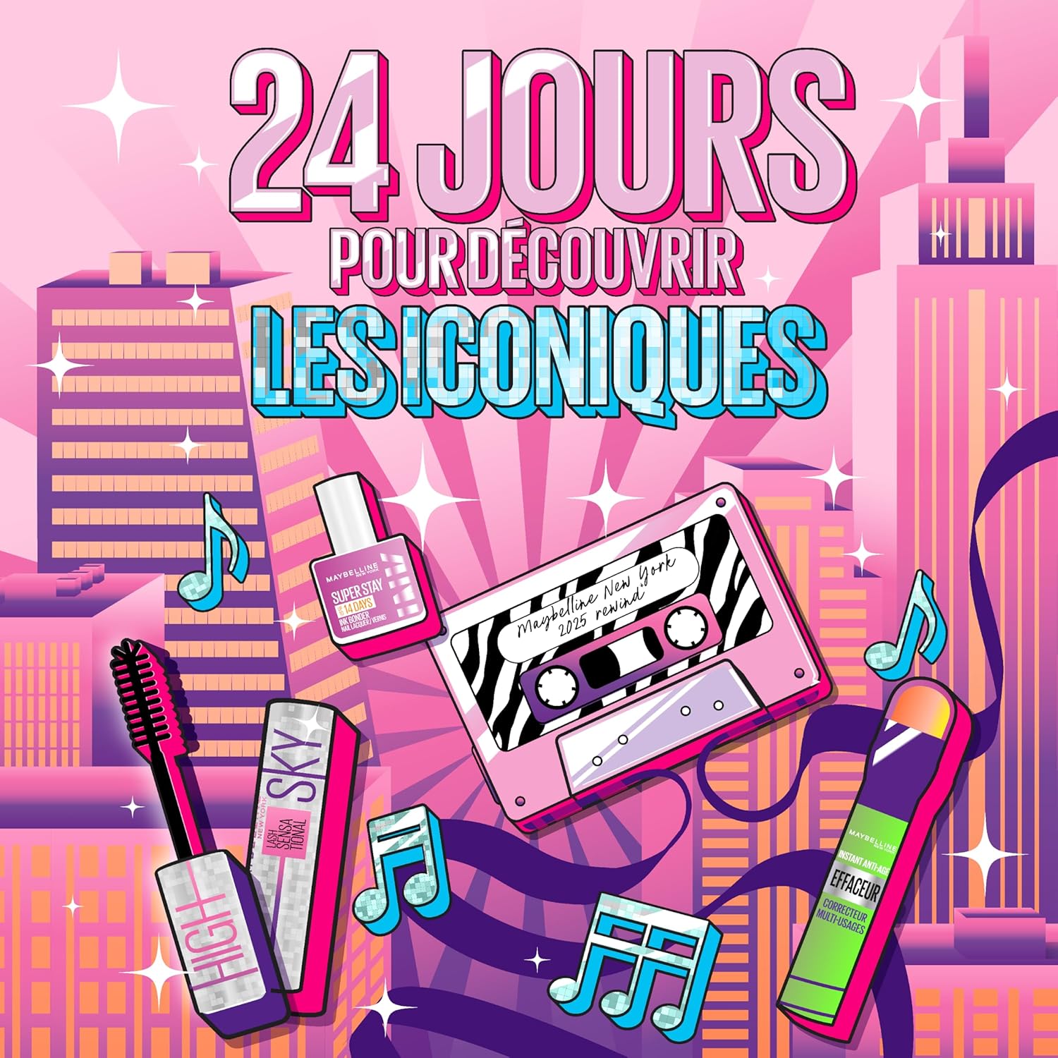 Calendrier de l’Avent Maybelline New York 2025