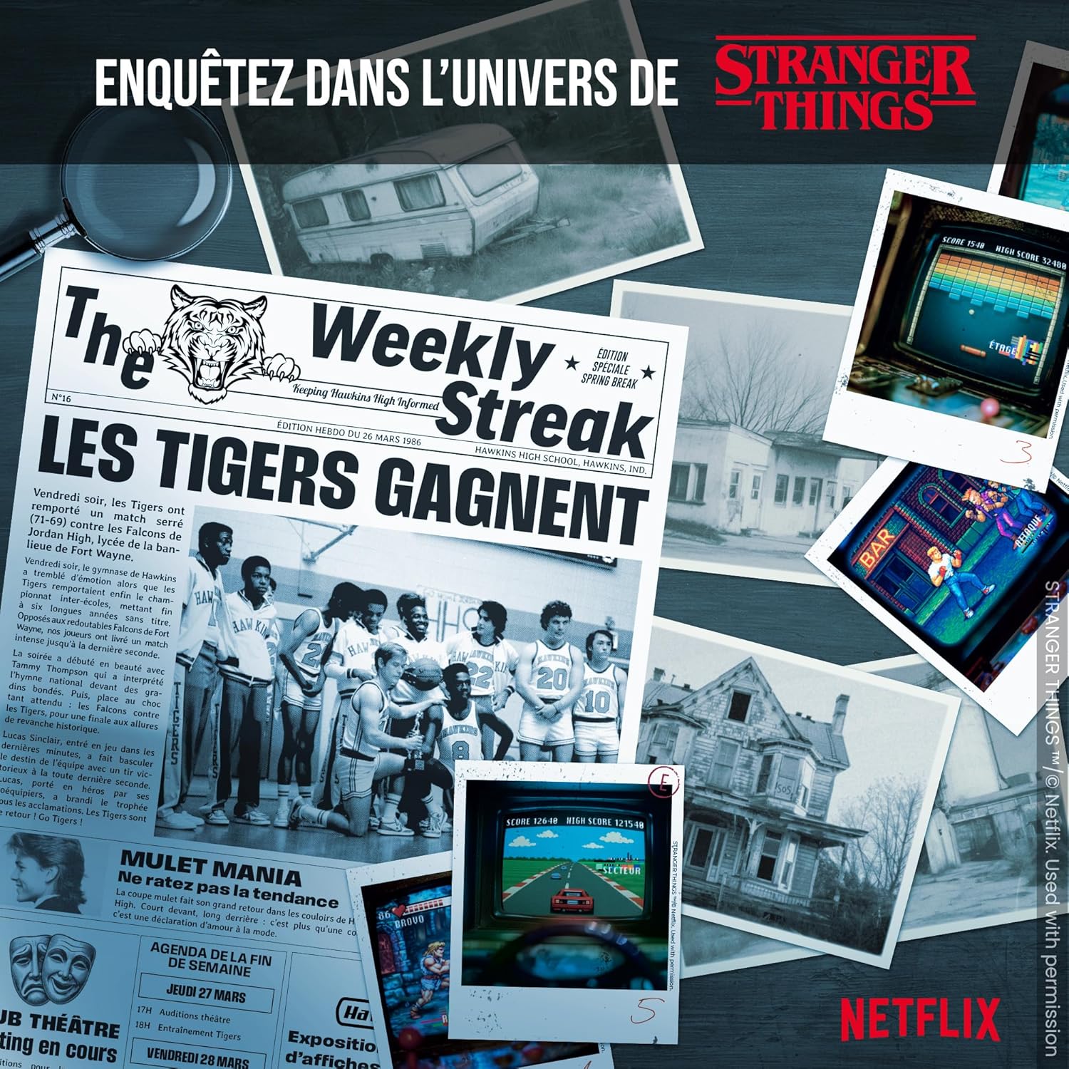 Dossiers Criminels : L'Ombre de Hawkins - Jeu Stranger Things