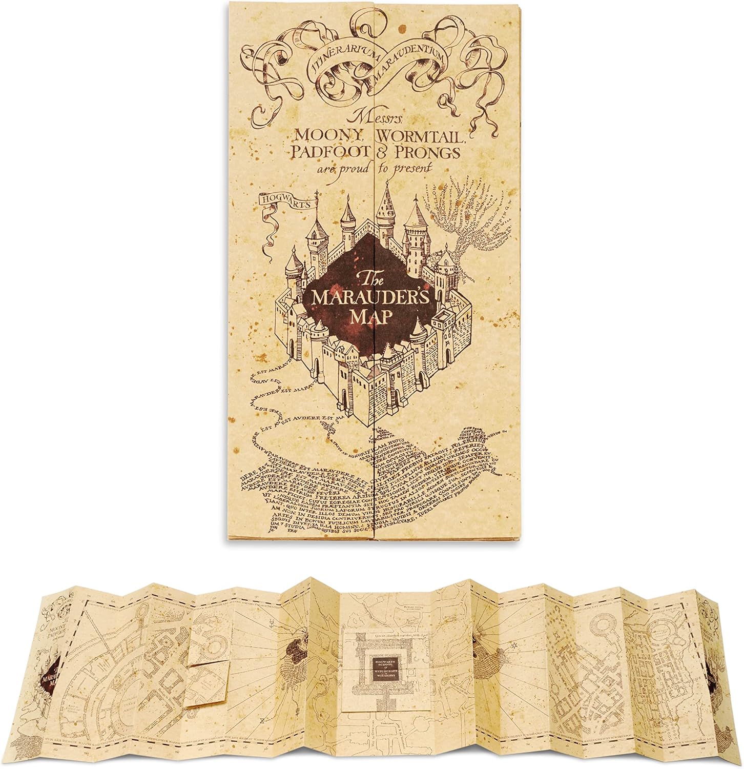 Réplique Carte du Maraudeur taille réelle