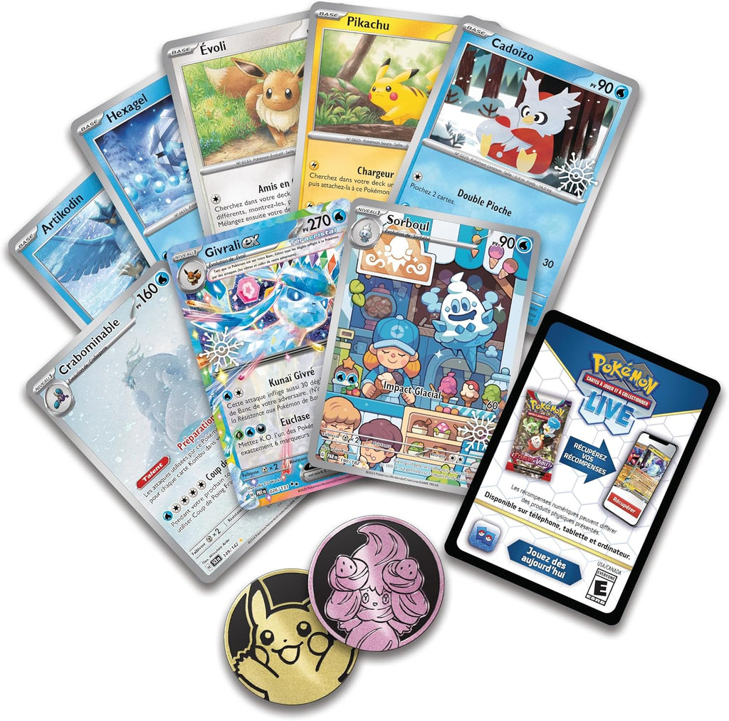 Calendrier de l'Avent Pokémon 2025 - Calendrier des fêtes du JCC