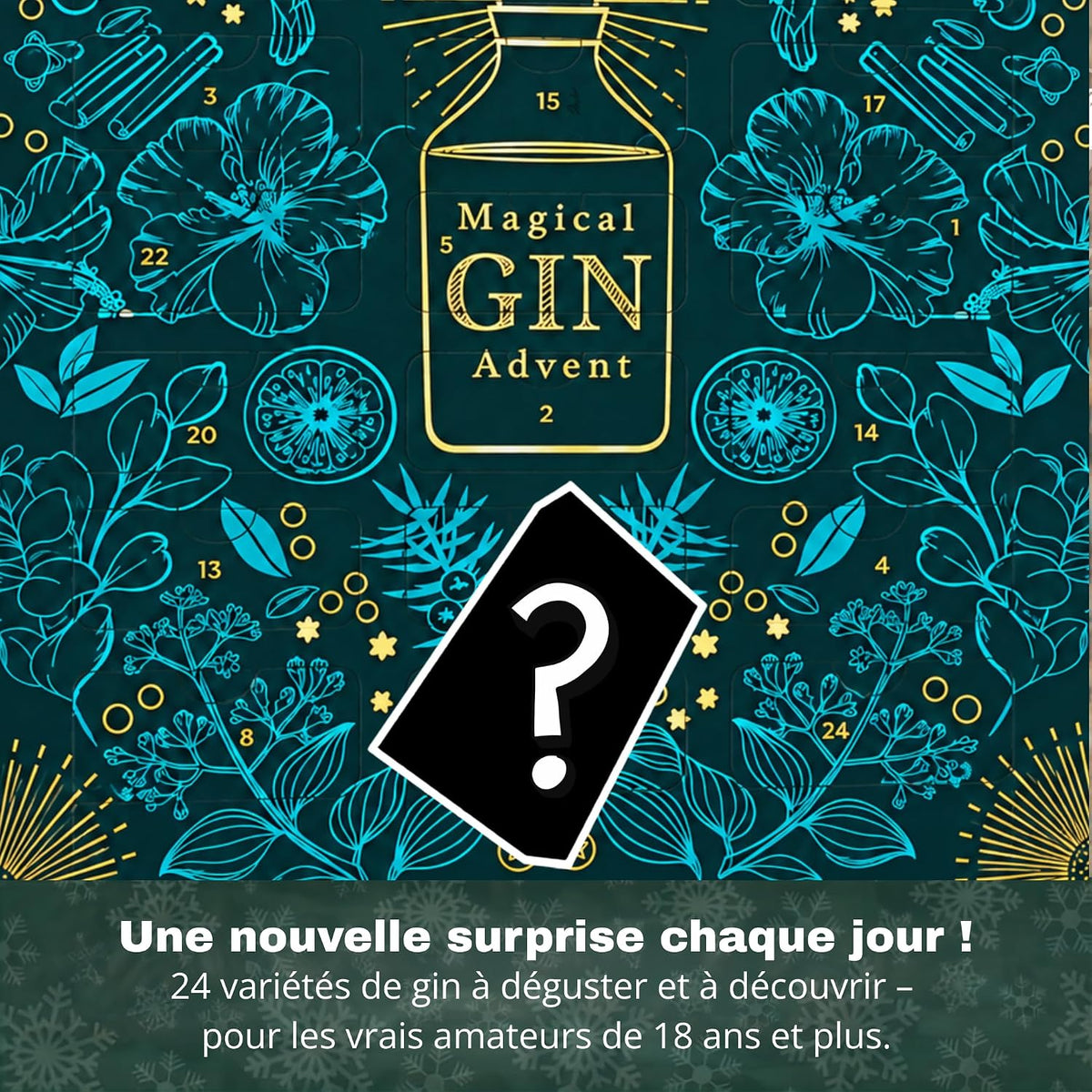 Calendrier de l'Avent Gin Boxiland 2026