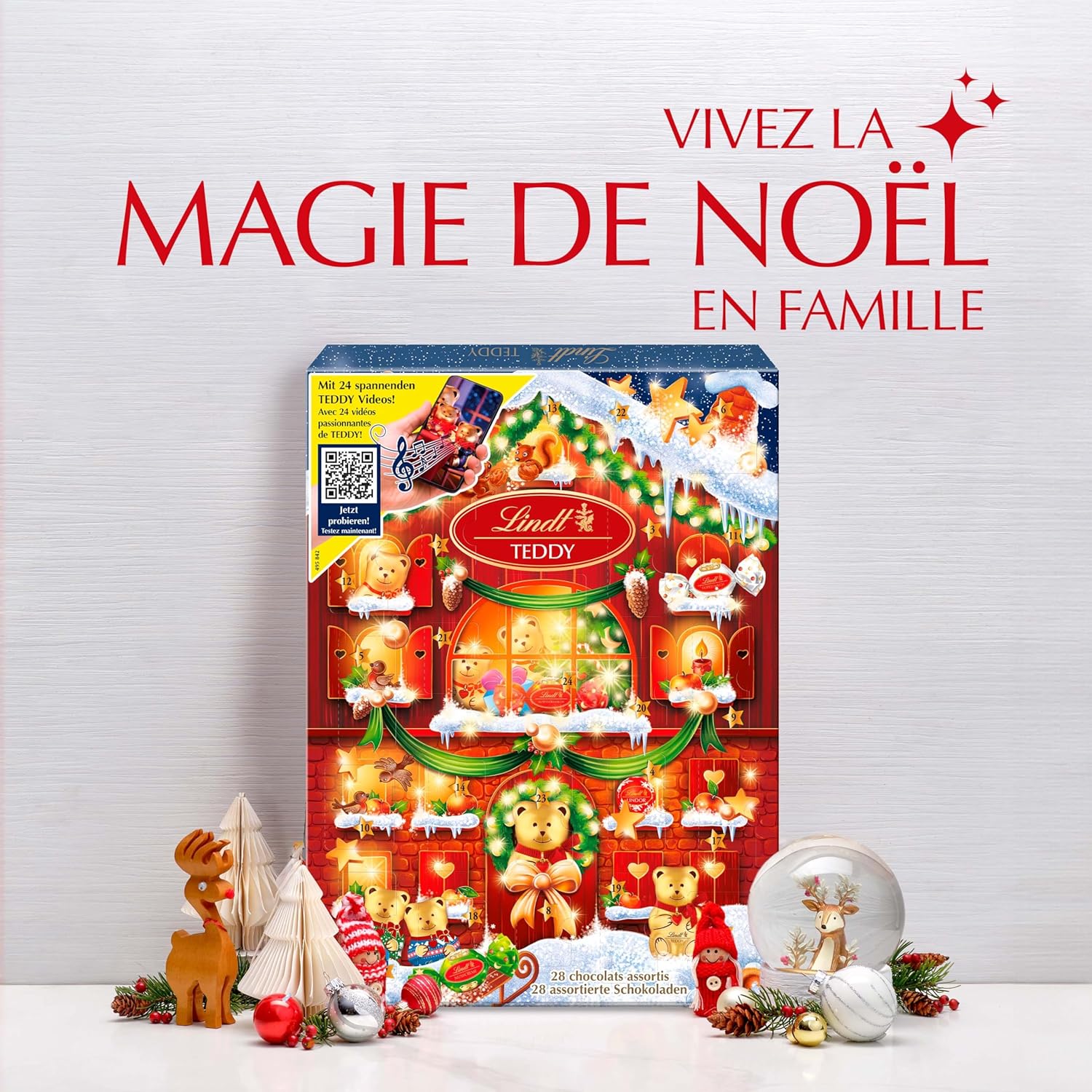 Calendrier de l'Avent Teddy - Lindt