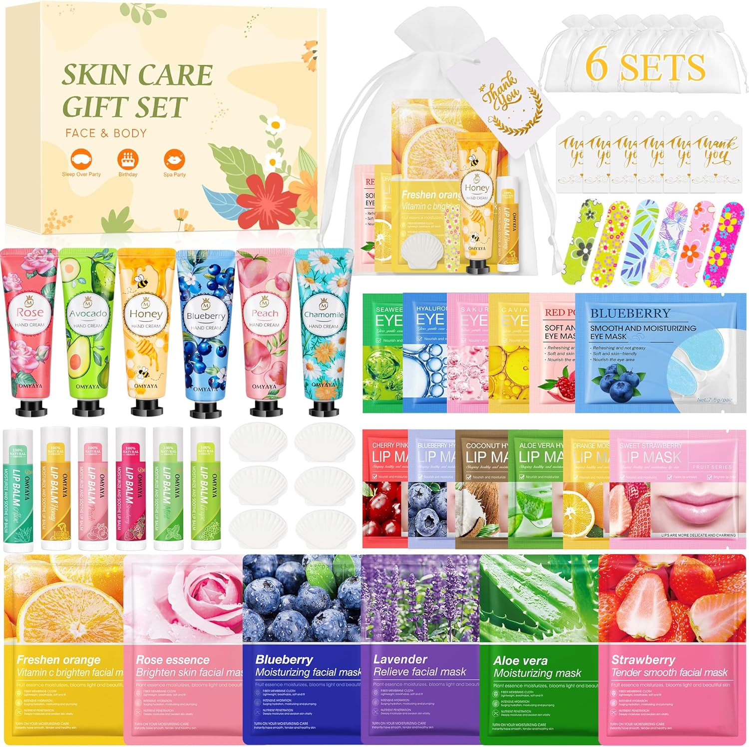 Coffret 54 pièces soin du visage