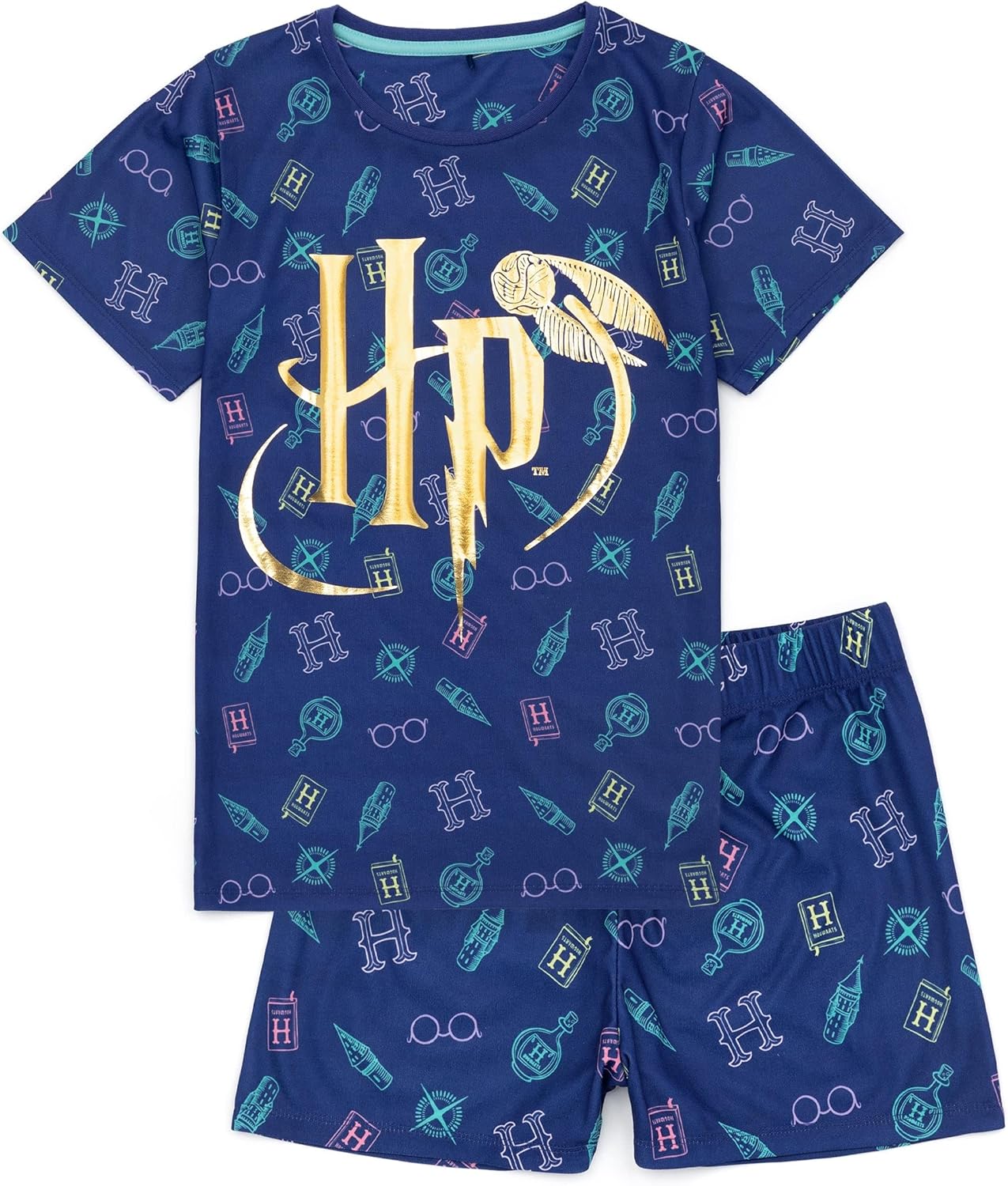 Pyjama enfant Poudlard (t-shirt MC)
