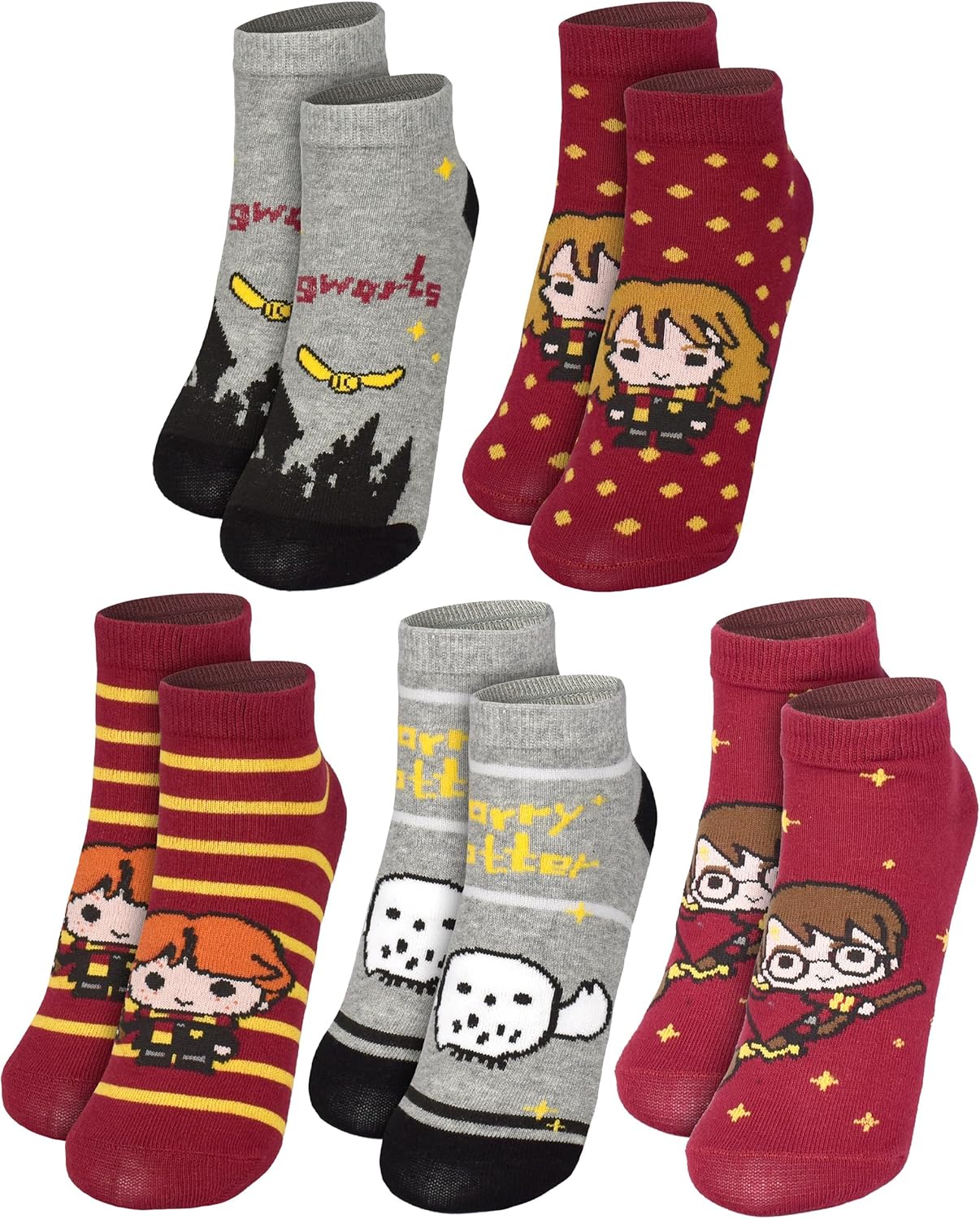 Lot de 5 paires de chaussettes fille