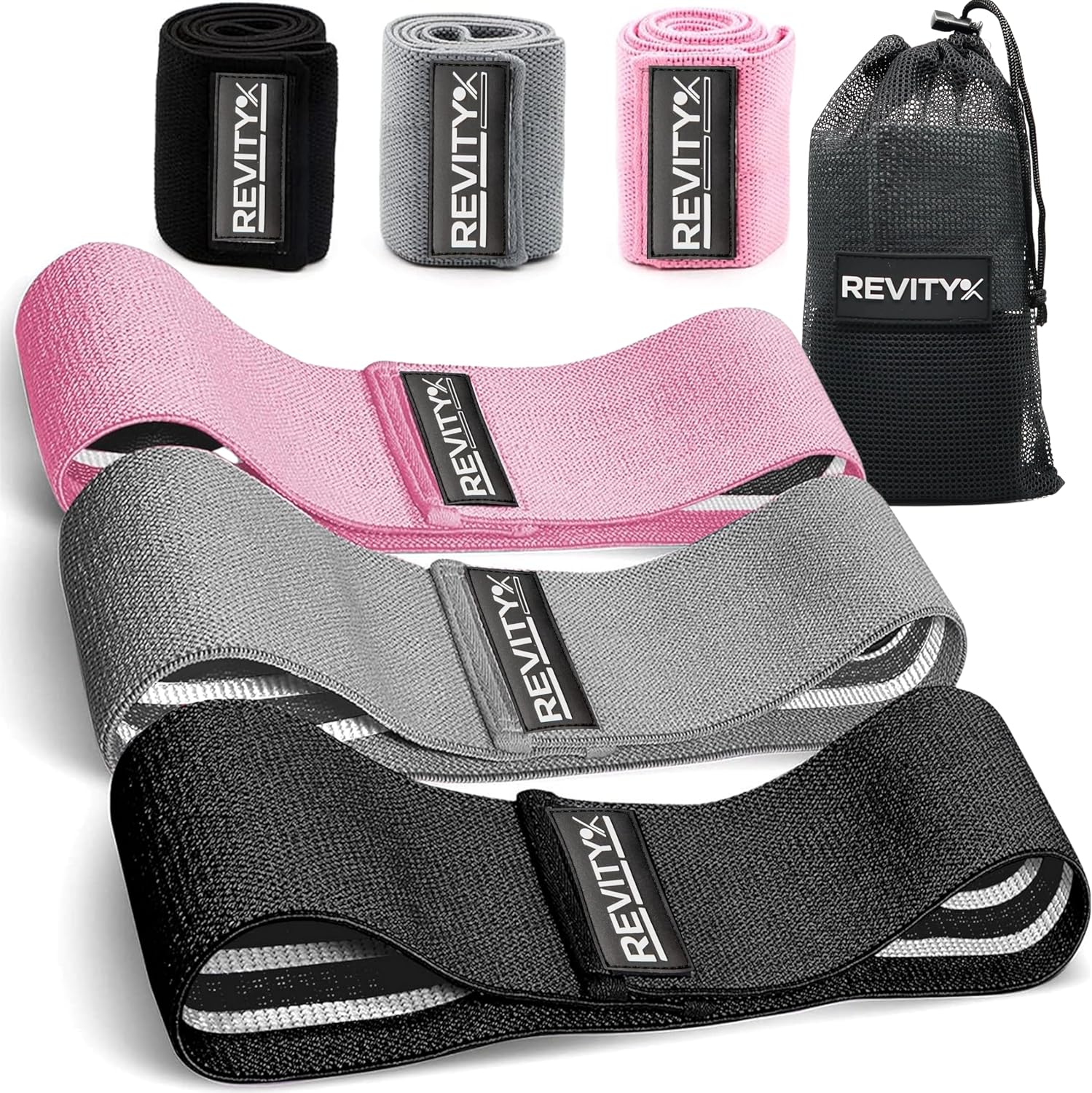 Set de 3 bandes élastiques en tissu fessiers et jambes