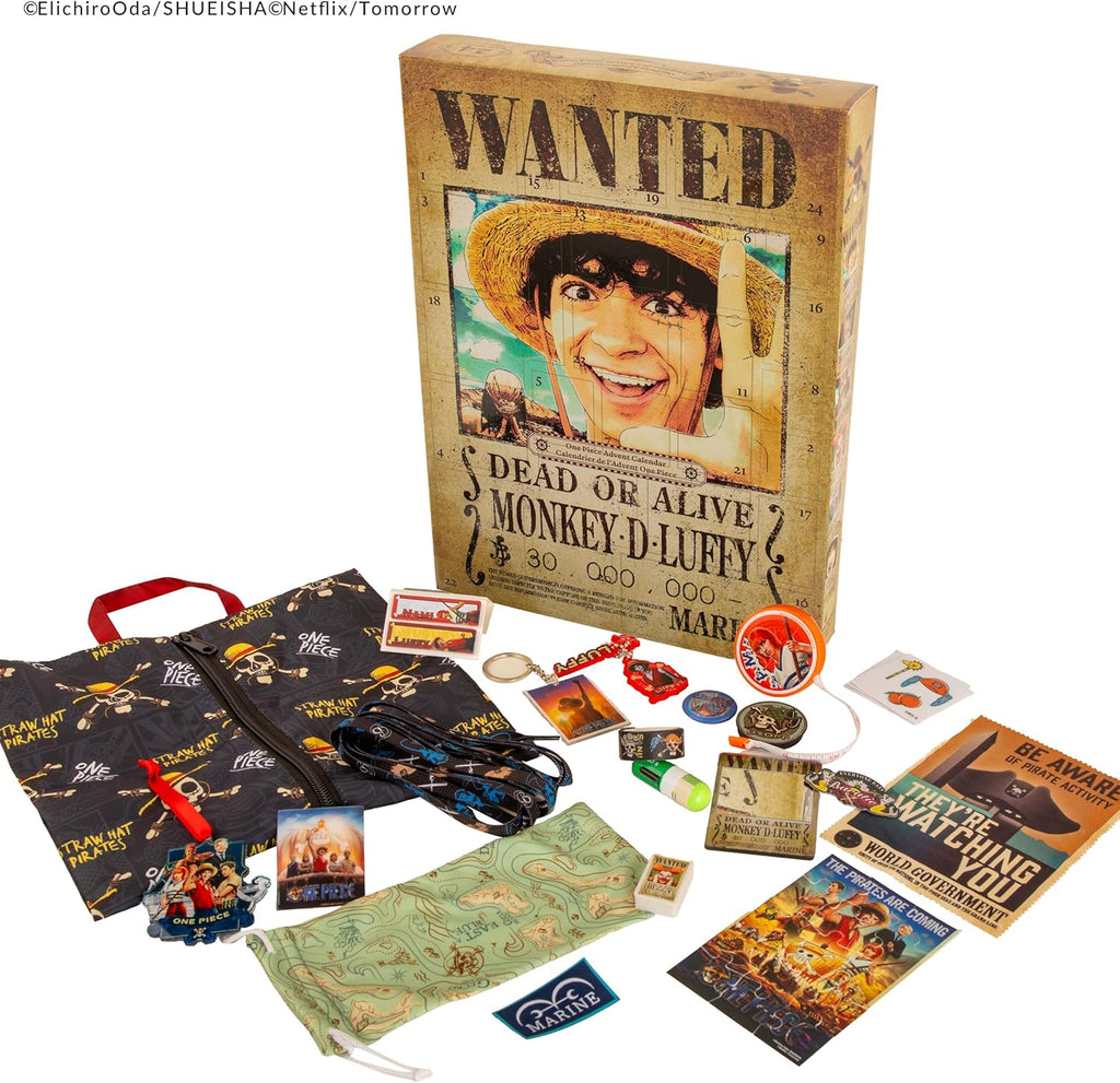Contenu du calendrier de l'Avent One Piece Cinereplicas