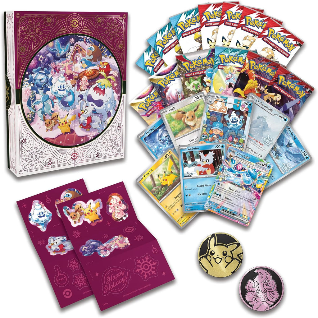 Calendrier de l'Avent Pokémon 2025 - Calendrier des fêtes du JCC